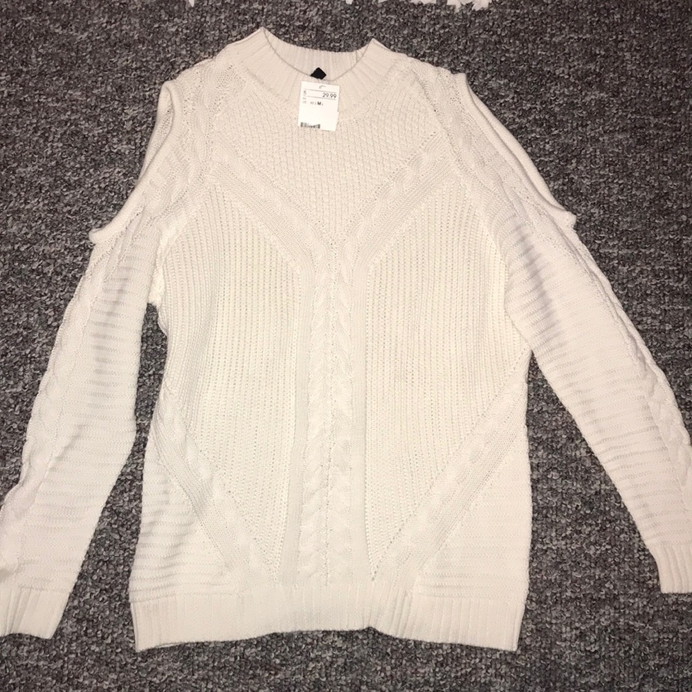 White sweater